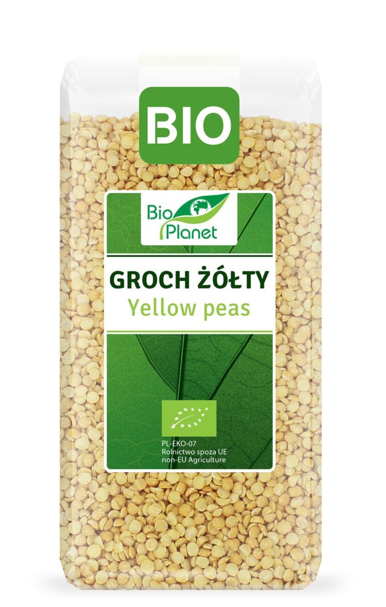 Groszek żółty bio zdrowie i smak w Twojej kuchni