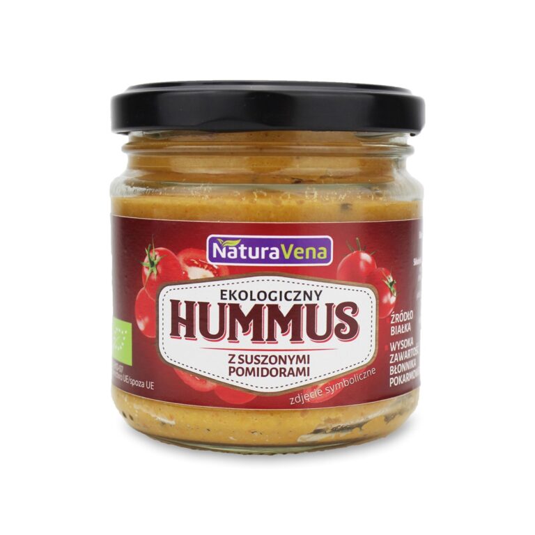 Hummus z suszonymi pomidorami | Smak i zdrowie w jednym