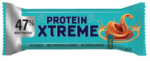 Baton proteinowy Xtreme smak toffi bez cukru