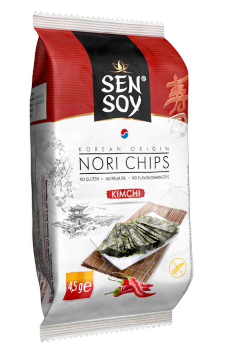 Chipsy Nori Kimchi Bezglutenowe - Zdrowa Przekąska