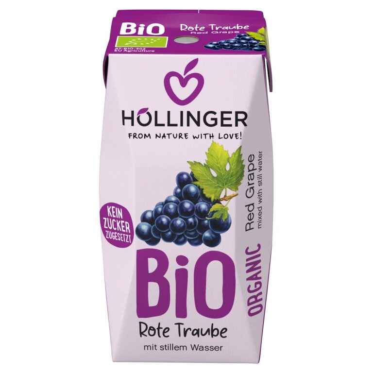 Nektar z czerwonych winogron bio bez cukru zdrowy wybór