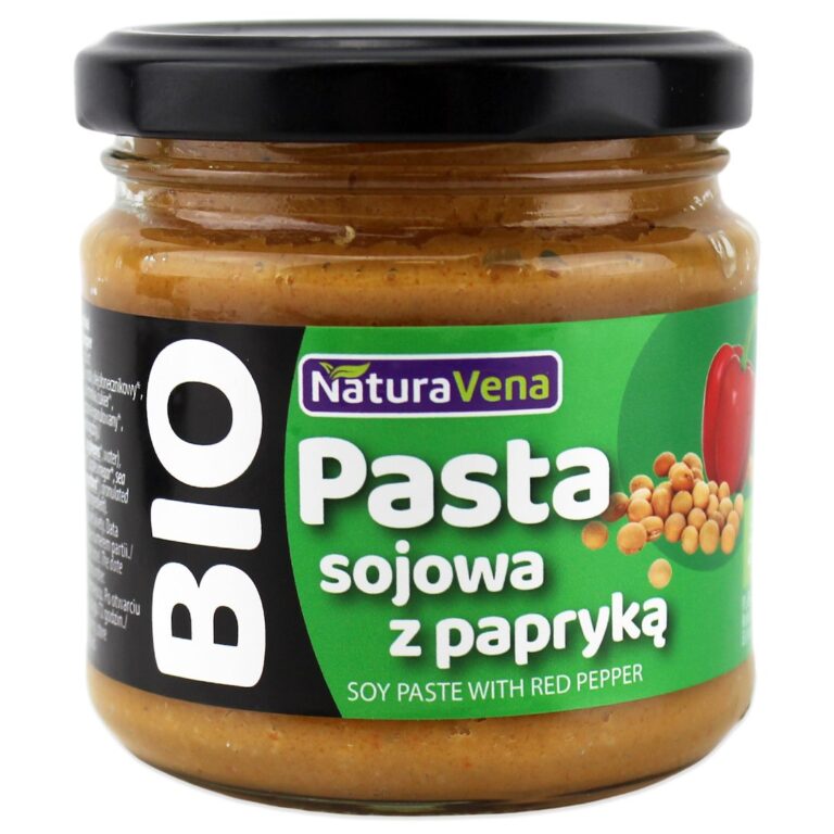 Pasta sojowa z papryką bio wartości odżywcze i zastosowanie
