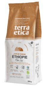 KAWA ZIARNISTA ARABICA 100 % MOKA GUJI ETIOPIA FAIR TRADE BIO 500 g – TERRA ETICA
