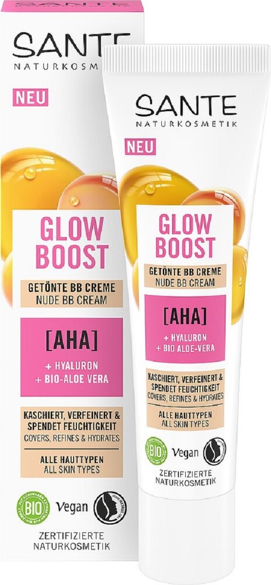 KREM DO TWARZY ROZŚWIETLAJĄCY BB GLOW BOOST ECO 30 ml – SANTE
