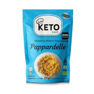 MAKARON (KONJAC) PAPPARDELLE BEZGLUTENOWY BIO 270 g (200 g) – KETO CHEF