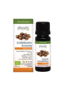 OLEJEK ETERYCZNY GOŹDZIKOWIEC KORZENNY BIO 10 ml – PHYSALIS