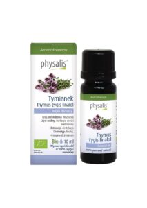 OLEJEK ETERYCZNY TYMIANEK THYMUS ZYGIS LINALOL BIO 10 ml – PHYSALIS