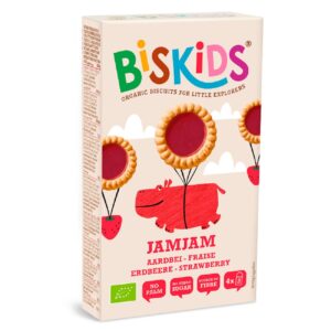 CIASTECZKA Z NADZIENIEM TRUSKAWKOWYM MARGARETKI BIO 100 g – BISKIDS