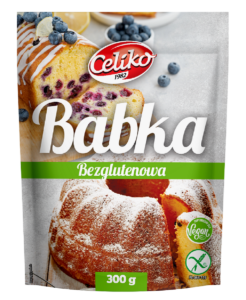 MIESZANKA DO WYPIEKU BABKI BEZGLUTENOWA 300 g – CELIKO
