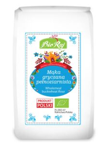 MĄKA GRYCZANA PEŁNOZIARNISTA BIO (POLSKA) 600 g – BIO RAJ