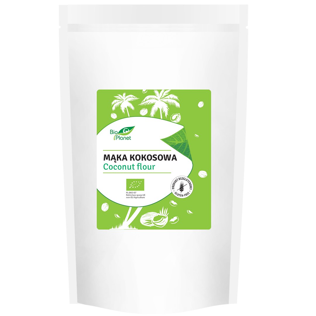 MĄKA KOKOSOWA BEZGLUTENOWA BIO 600 g – BIO PLANET