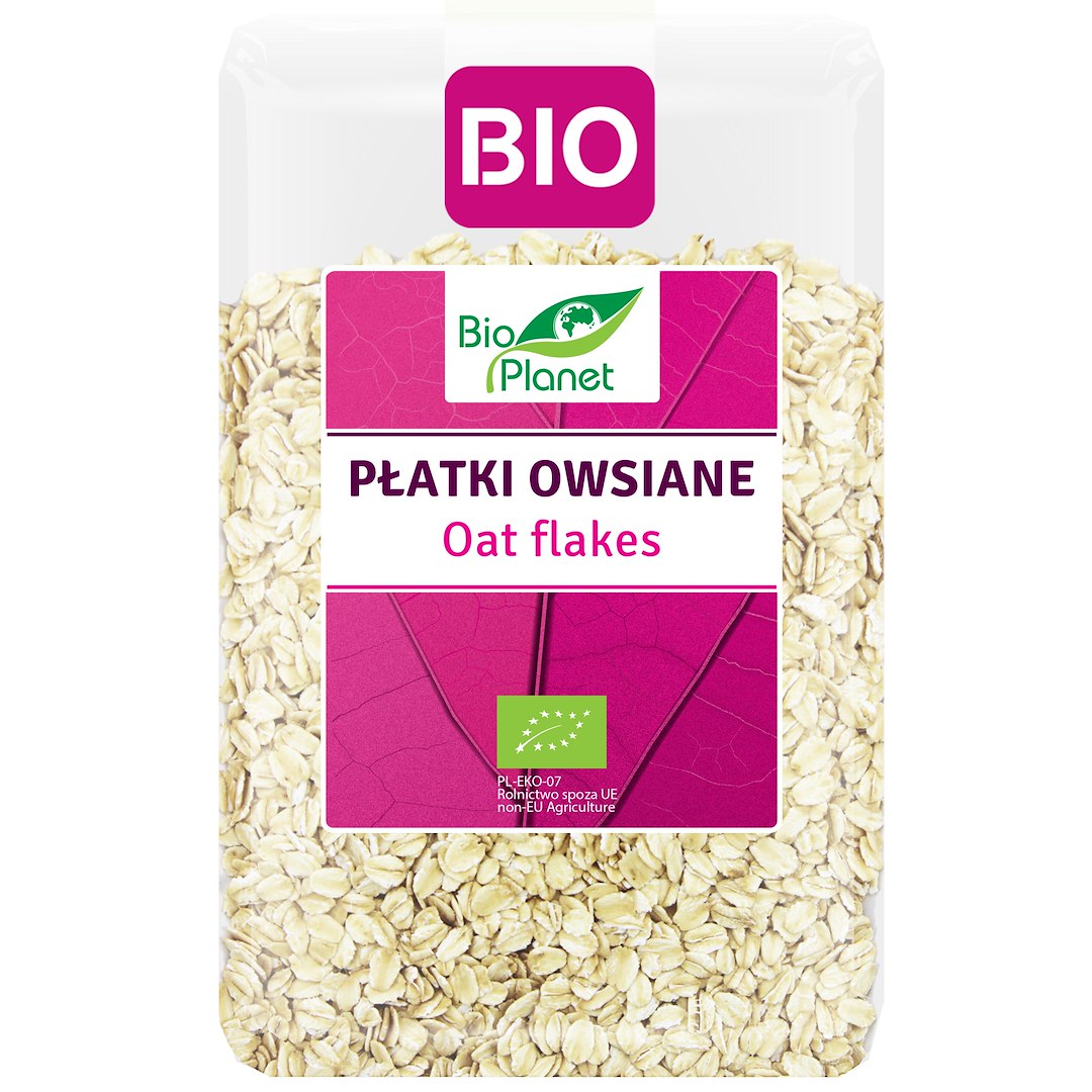 PŁATKI OWSIANE BIO 1 kg – BIO PLANET