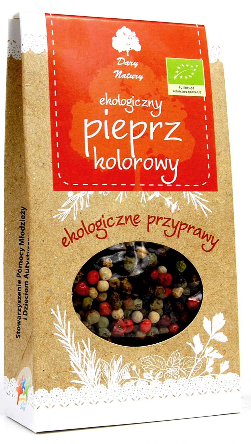 PIEPRZ KOLOROWY ZIARNISTY BIO 30 g – DARY NATURY
