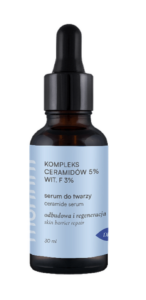 SERUM DO TWARZY Z KOMPLEKSEM CERAMIDÓW 5 % I WITAMINĄ F 3 % 30 ml - MOHANI