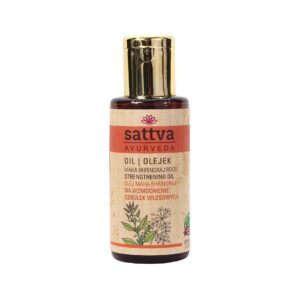 OLEJEK DO WŁOSÓW WZMACNIAJĄCY CEBULKI MAHA BHRINGRAJ 100 ml – SATTVA (AYURVEDA)