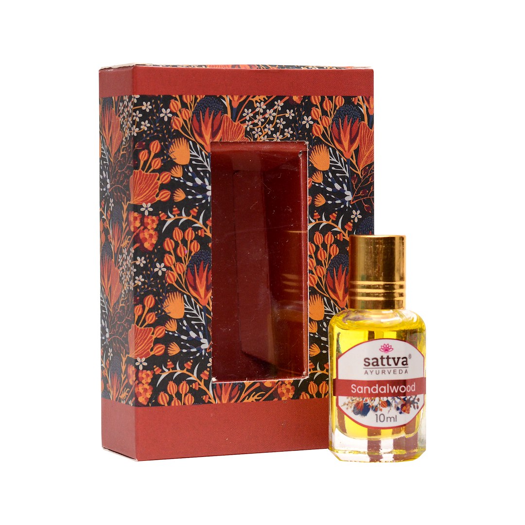 PERFUMY W OLEJKU DRZEWO SANDAŁOWE (ROLL-ON) 10 ml – SATTVA (AYURVEDA)