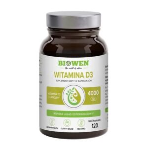 WITAMINA D3 100 µg (4000 j.m) 120 KAPSŁEK - BIOWEN
