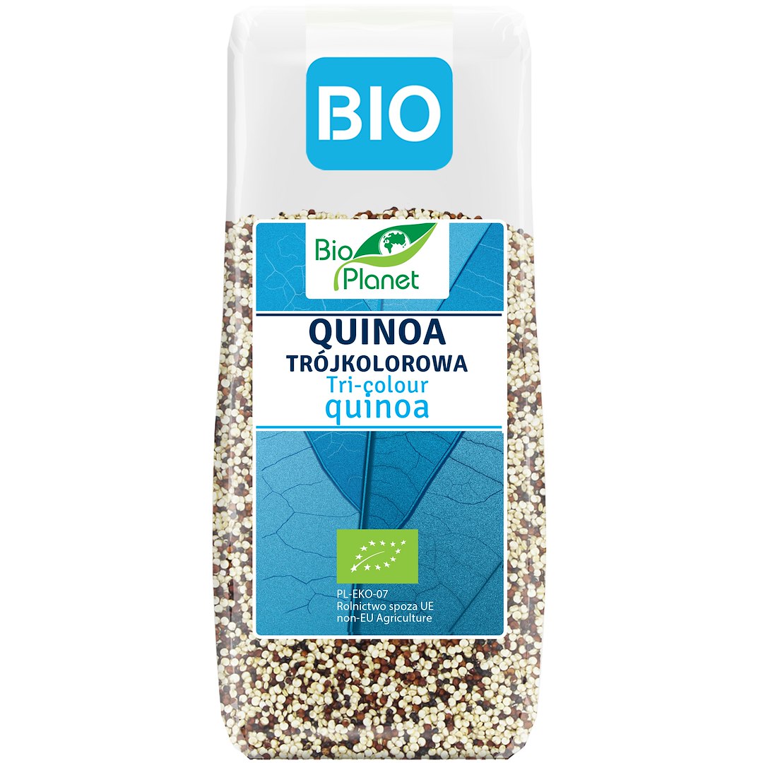 QUINOA TRÓJKOLOROWA BIO 250 g – BIO PLANET
