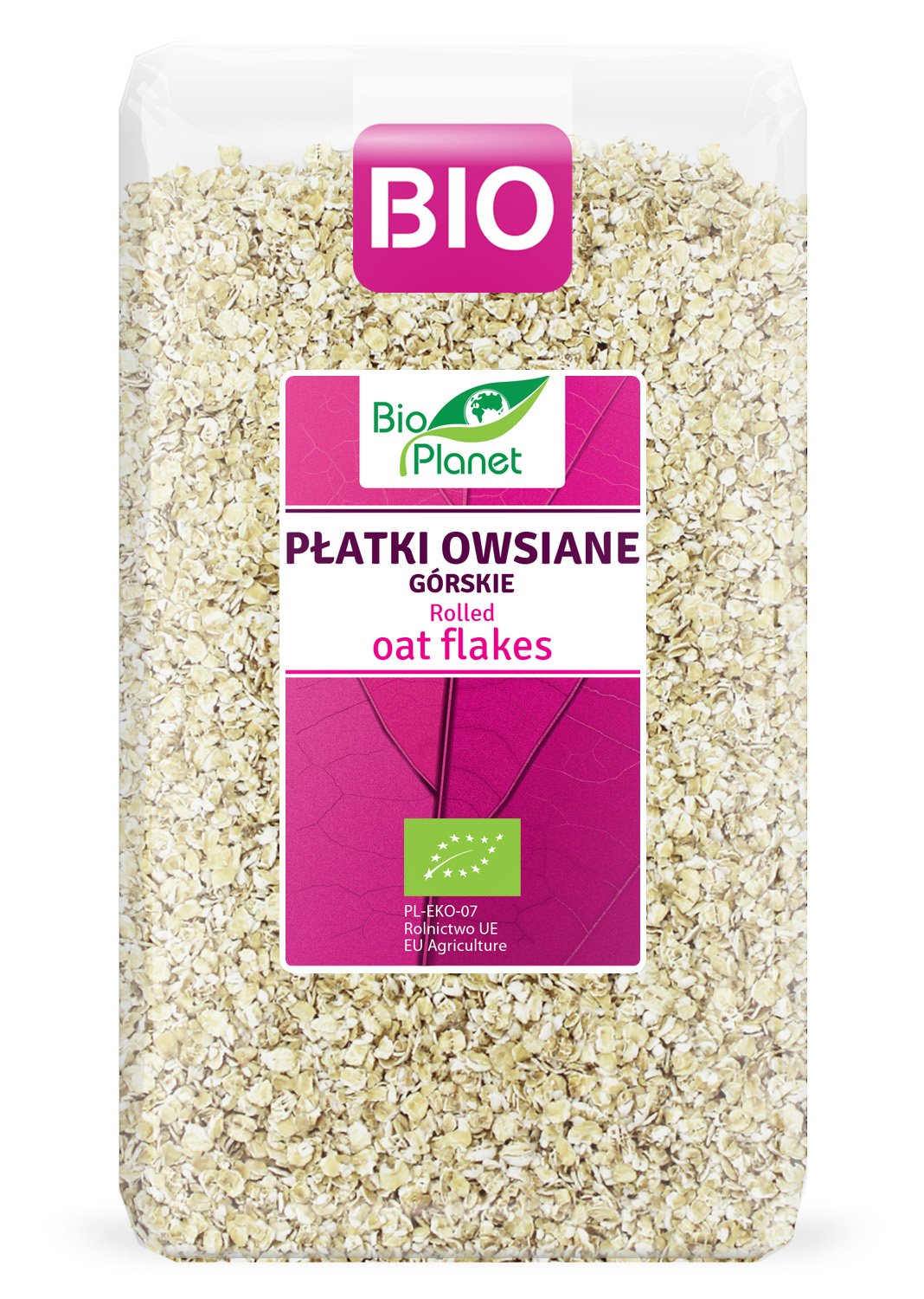 PŁATKI OWSIANE GÓRSKIE BIO 600 g – BIO PLANET