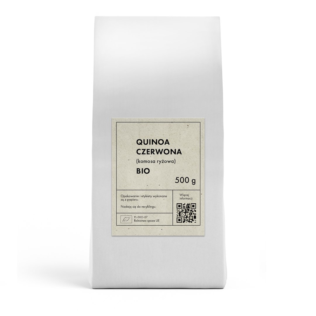 QUINOA CZERWONA (KOMOSA RYŻOWA) BIO 500 g – THE PLANET