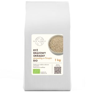 RYŻ BRĄZOWY OKRĄGŁY BIO 1 kg – THE PLANET