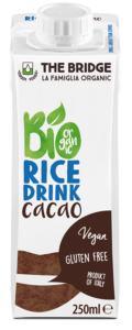 NAPÓJ RYŻOWY O SMAKU CZEKOLADOWYM BEZGLUTENOWY BIO 250 ml – THE BRIDGE