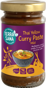 PASTA TAJSKA ŻÓŁTE CURRY BEZGLUTENOWA BIO 120 g – TERRASANA