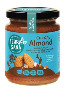 KREM Z PRAŻONYCH MIGDAŁÓW CRUNCHY BIO 250 g – TERRASANA