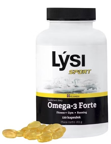 OMEGA-3 FORTE 120 KAPSUŁEK – LYSI SPORT