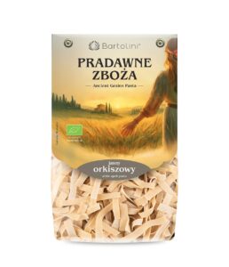 MAKARON (ORKISZOWY) WSTĄŻKI BIO 250 g – BARTOLINI (PRADAWNE ZBOŻA)