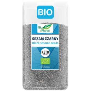 SEZAM CZARNY NIEŁUSKANY BIO 400 g – BIO PLANET