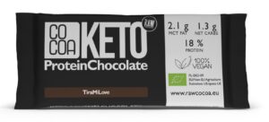 CZEKOLADA PROTEINOWA O SMAKU TIRAMISU KETO BIO 40 g – COCOA