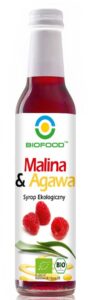 SYROP MALINA Z AGAWĄ BIO 250 ml – BIOFOOD