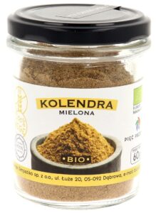 KOLENDRA MIELONA BEZGLUTENOWA BIO 60 g – PIĘĆ PRZEMIAN