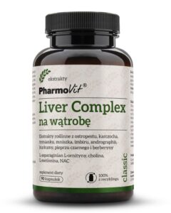 KAPSUŁKI NA WSPARCIE WĄTROBY LIVER COMPLEX 90 szt. – PHARMOVIT (CLASSIC)