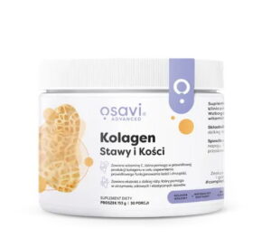 KOLAGEN NA STAWY I KOŚCI W PROSZKU BEZGLUTENOWY 153 g – OSAVI