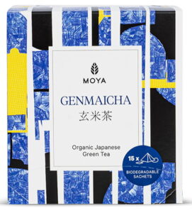 HERBATA ZIELONA GENMAICHA JAPOŃSKA Z PRAŻONYM RYŻEM BIO (15 x 1,5 g) 22,5