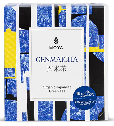 HERBATA ZIELONA GENMAICHA JAPOŃSKA Z PRAŻONYM RYŻEM BIO (15 x 1,5 g) 22,5