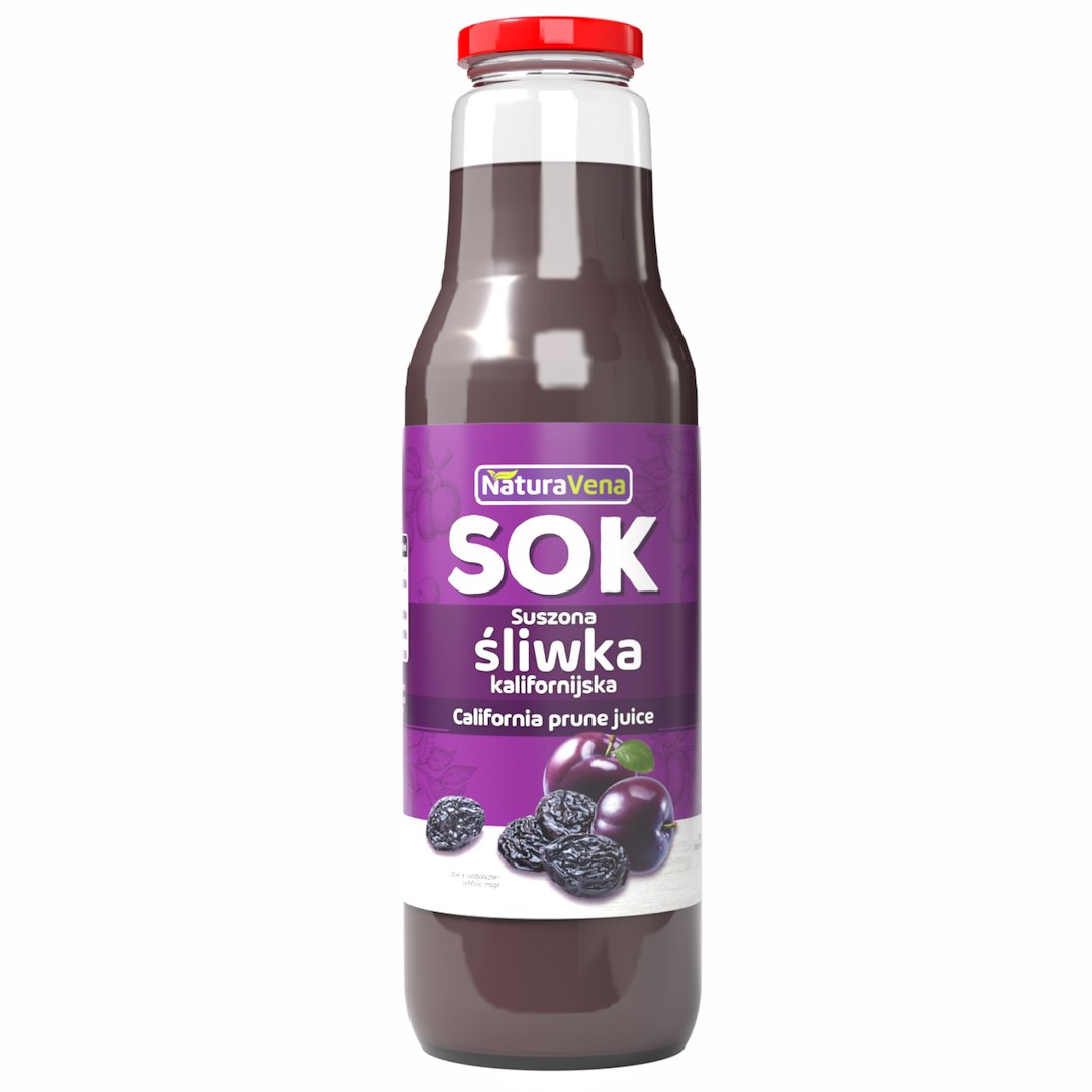 SOK Z SUSZONYCH ŚLIWEK KALIFORNIJSKICH 750 ml – NATURAVENA