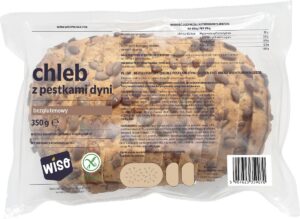 CHLEB Z PESTKAMI DYNI BEZGLUTENOWY 350 g – WISO