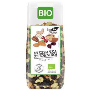 MIESZANKA STUDENCKA Z ŻURAWINĄ BIO 150 g – BIO PLANET