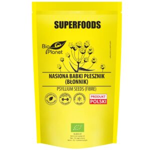 NASIONA BABKI PŁESZNIK (BŁONNIK) BIO 250 g – BIO PLANET SUPERFOODS
