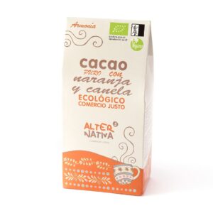KAKAO Z POMARAŃCZĄ I CYNAMONEM BEZ DODATKU CUKRÓW BEZGLUTENOWE BIO 125 g – ALTERNATIVA3