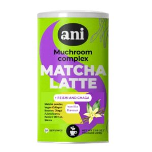 NAPÓJ MUSHROOM COMPLEX MATCHA LATTE O SMAKU WANILIOWYM 200 g – ANI