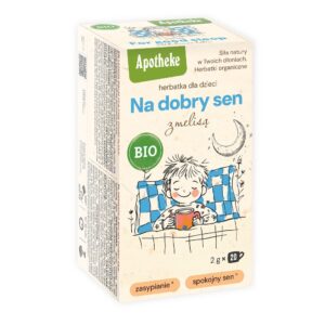 HERBATKA DLA DZIECI NA SEN Z MELISĄ BIO (20 x 2 g) 40 g – APOTHEKE