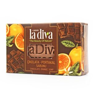 MYDŁO W KOSTCE CZEKOLADA I POMARAŃCZA 100 g – LA DIVA
