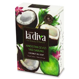 MYDŁO W KOSTCE KOKOS 100 g – LA DIVA
