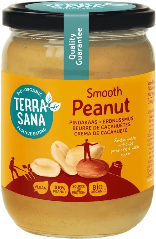 KREM Z ORZESZKÓW ZIEMNYCH PRAŻONYCH 100 % BIO 500 g – TERRASANA